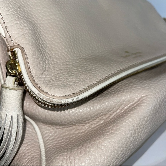 Kate Spade Leather Satchel Chester Street Miri Pebbled Leather Shoulder Bag - Picture 7 of 8